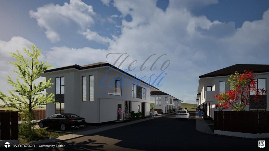 Duplex cu 4 camere cu Canalizare în Florești