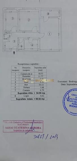 Apartament cu 2 camere decomandat, mobilat în Tineretului