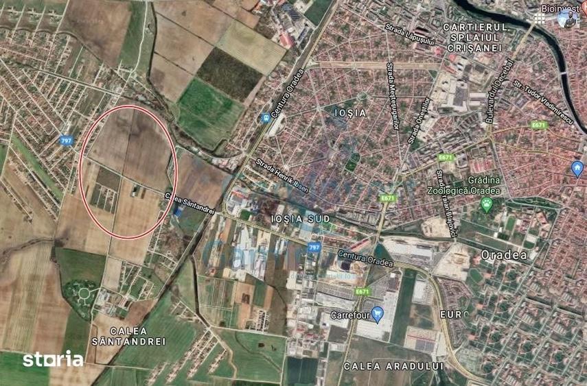 Teren de 2024 mp, în Sântandrei