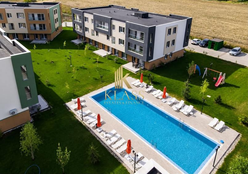 Apartament cu 2 camere semidecomandat, mobilat în Otopeni