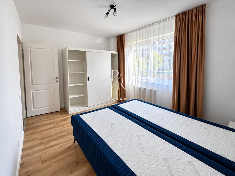 Apartament cu 2 camere semidecomandat, mobilat în Florești
