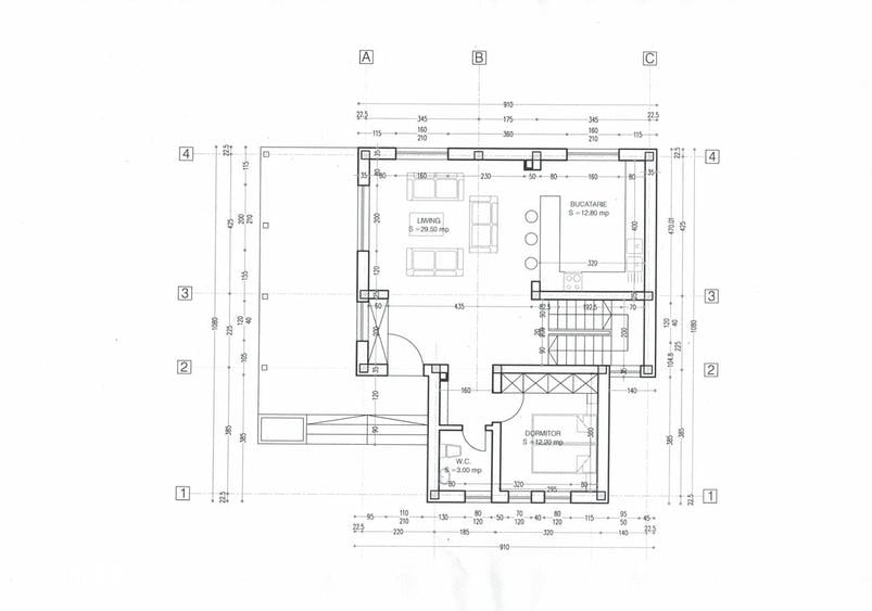 Casă cu 5 camere cu Teren 490 Mp în Păulești