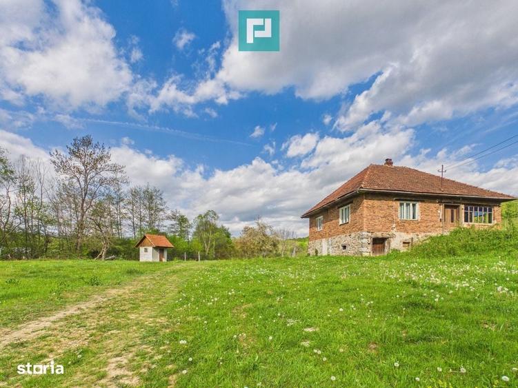 Casă cu 2 camere cu Teren 17681 Mp în Almaș