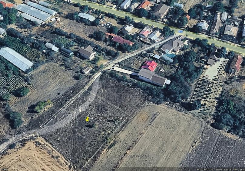 Teren Construcții intravilan de 1000 mp, în Grădiștea