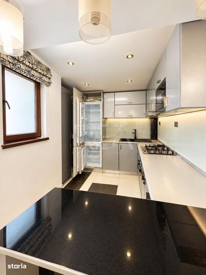 Apartament cu 3 camere semidecomandat, mobilat în Moșilor