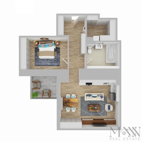 Apartament cu 2 camere în Central