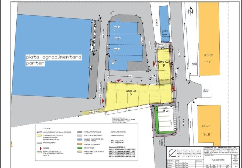 Spațiu comercial, de 325 mp, în Eminescu