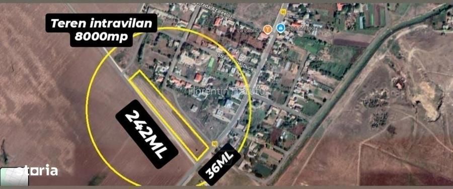 Teren intravilan 8,000mp Nisipari, com. Castelu