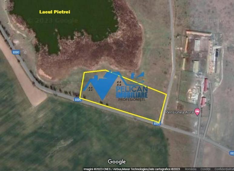 Teren Construcții extravilan de 27500 mp, în Murighiol