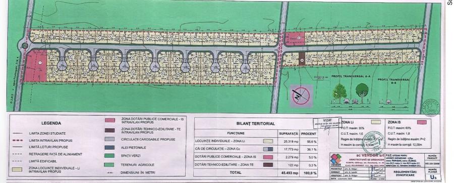 Teren Construcții intravilan de 76622 mp, în Frumușani