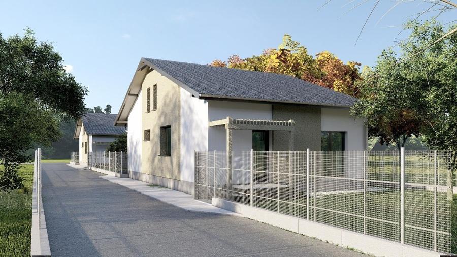 Casă individuală cu 4 camere cu Canalizare în 1 Decembrie