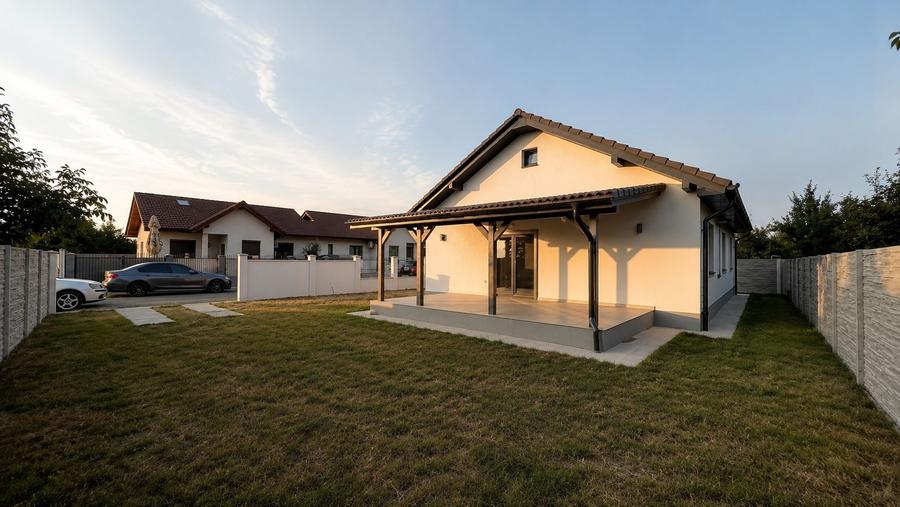 Casă individuală cu 4 camere cu Canalizare în Utvin