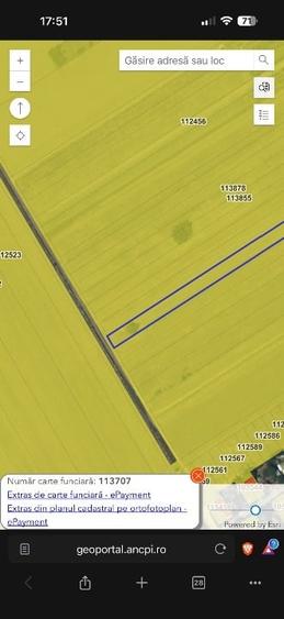 Teren agricol extravilan de 12900 mp, în Cumpăna