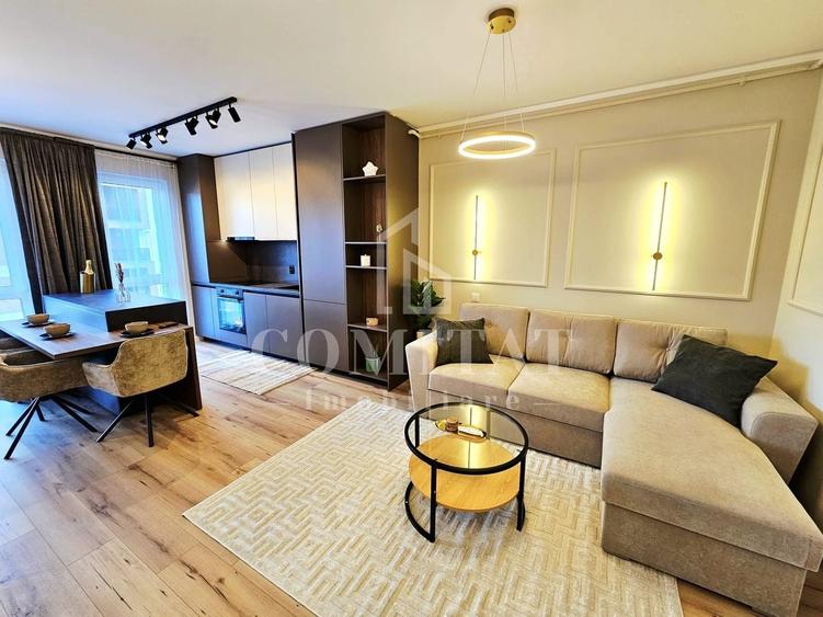 Apartament cu 2 camere semidecomandat, mobilat în Florești