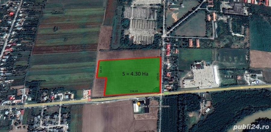 Teren de 43000 mp, în Căzănești