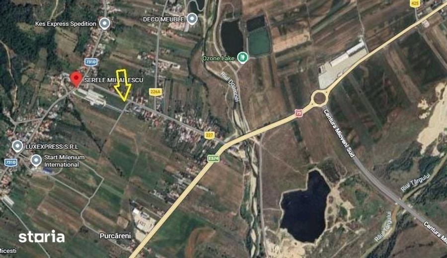 Teren de 1000 mp, în Micești