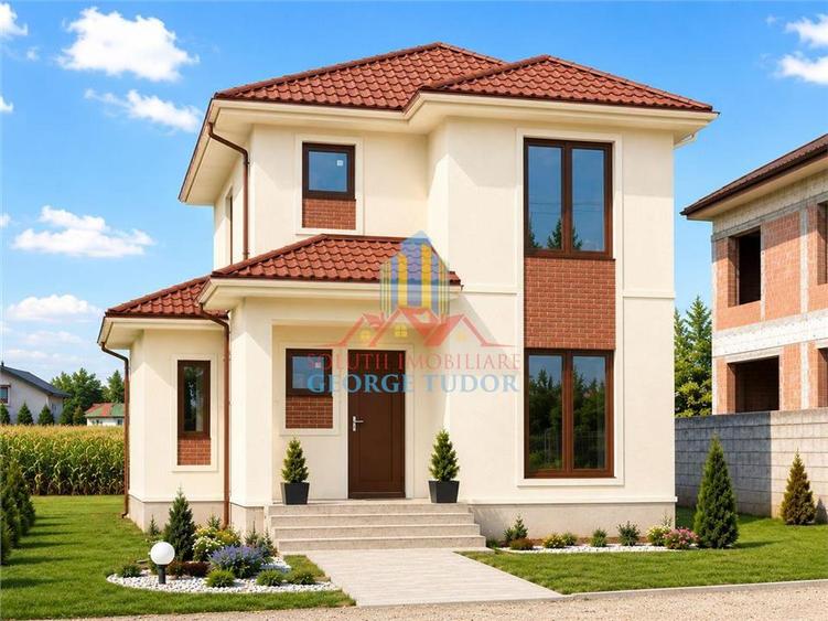 Casă individuală cu 5 camere cu Teren 470 Mp în Joița