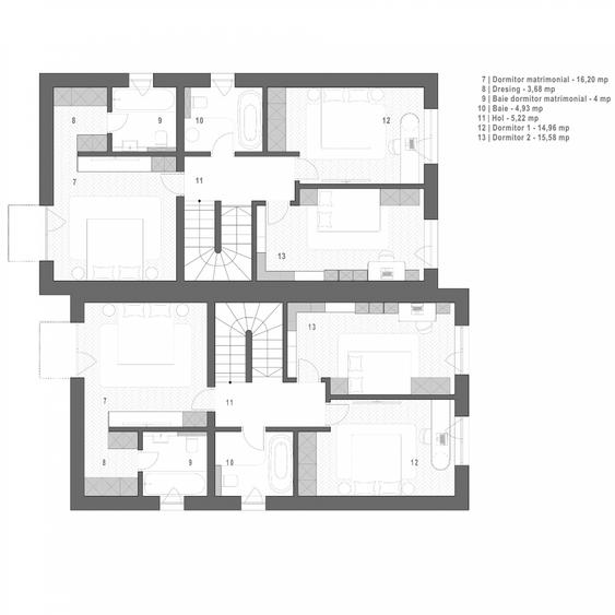 Duplex cu 6 camere cu Canalizare în Dezmir