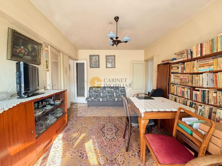 Apartament cu 2 camere semidecomandat, mobilat în Calea Victoriei
