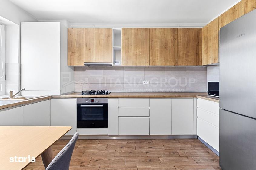 Apartament cu 3 camere, mobilat în Tractorul