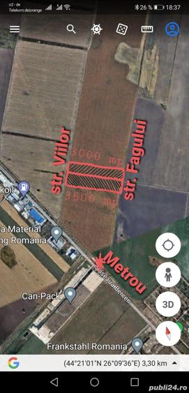 Teren de 6500 mp, în Central