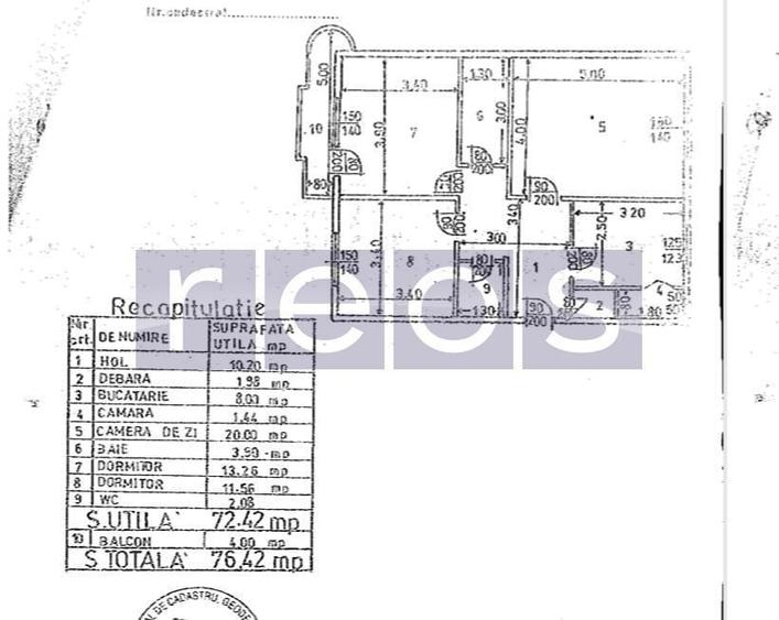 Apartament cu 3 camere decomandat în Nerva Traian