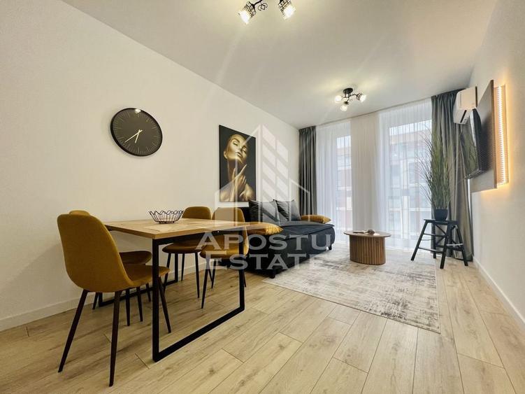 Apartament cu 2 camere semidecomandat, mobilat în Torontalului