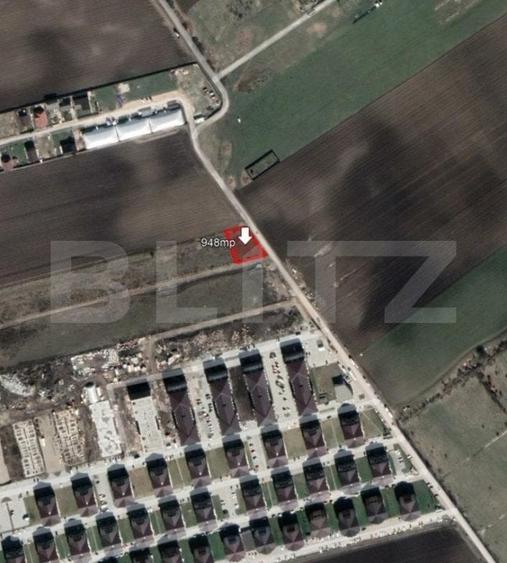 Teren Construcții intravilan de 948 mp, în Sânpetru