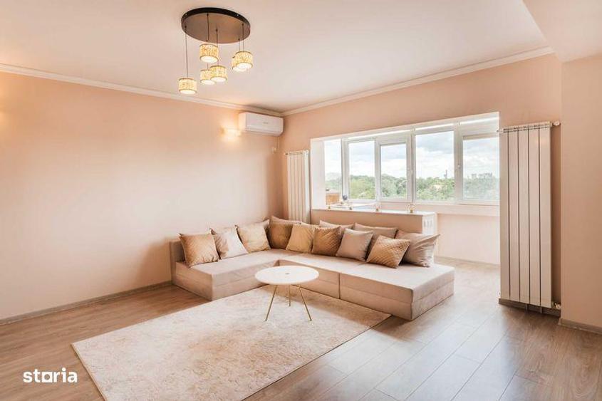 Apartament cu 2 camere decomandat, mobilat în Cioceanu