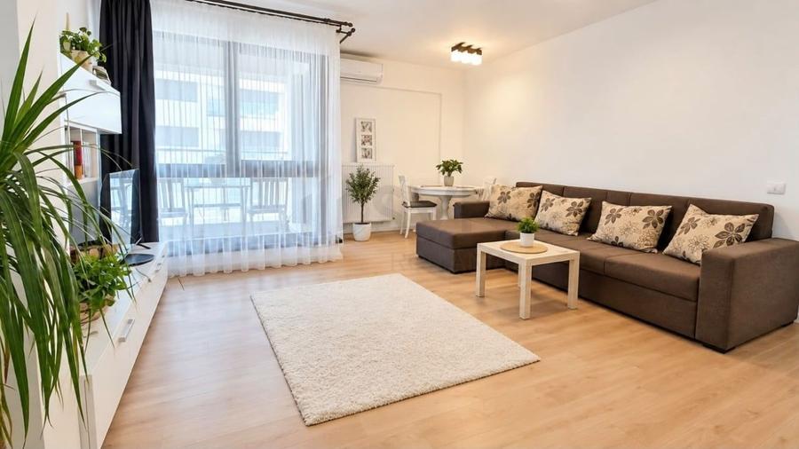 Apartament cu 2 camere decomandat, mobilat în Pipera