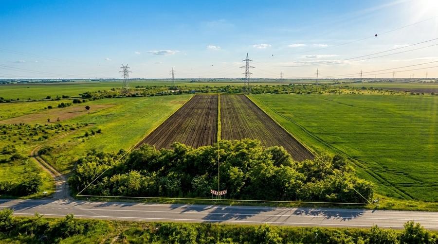 Teren Construcții extravilan de 5002 mp, în Glina