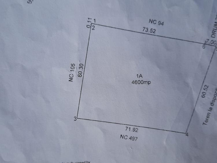 Teren Construcții intravilan de 4600 mp, în Joița