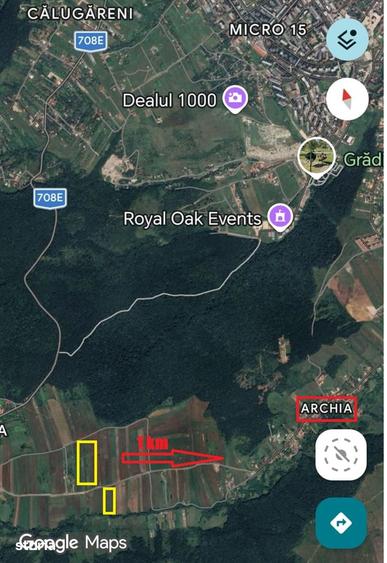 Teren de 10000 mp, în Central