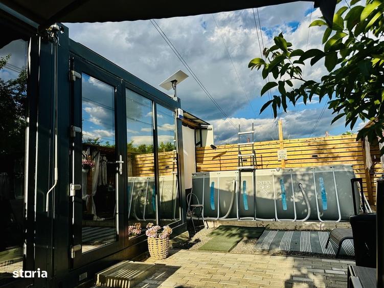 Birou cu piscina, curte si zona de relaxare - 3