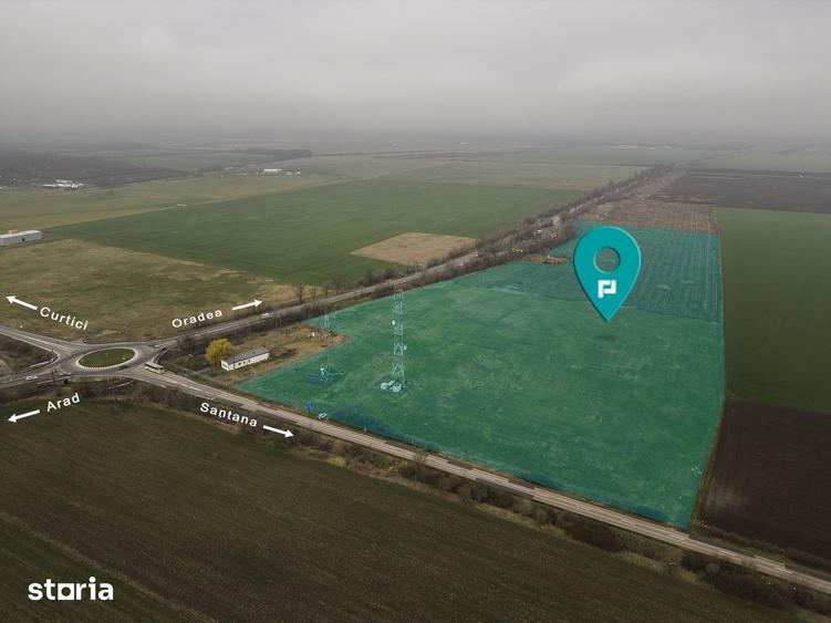 Teren 84000 mp la 20 km de Arad, la DN79 - 5