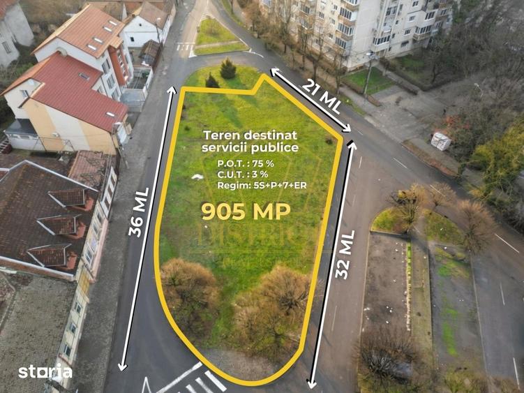Teren de 905 mp, în Lunei