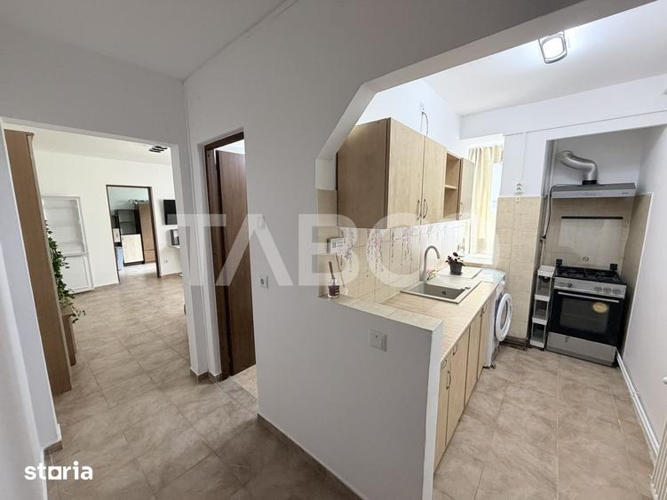 Apartament cu 2 camere nedecomandat, mobilat în Mihai Viteazul