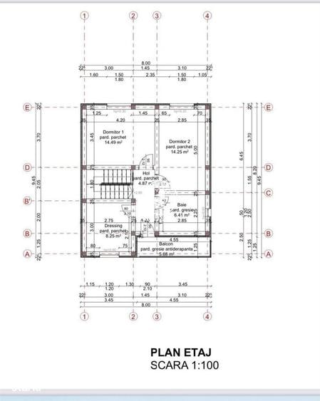 Casă cu 4 camere în Vânători