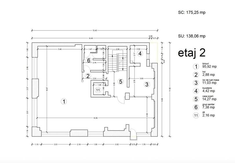 Birou, de 138.05999755859 mp, în Aviatorilor