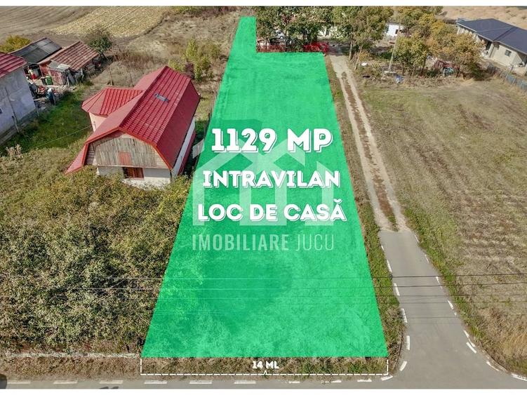 Teren de 1129 mp, în Jucu