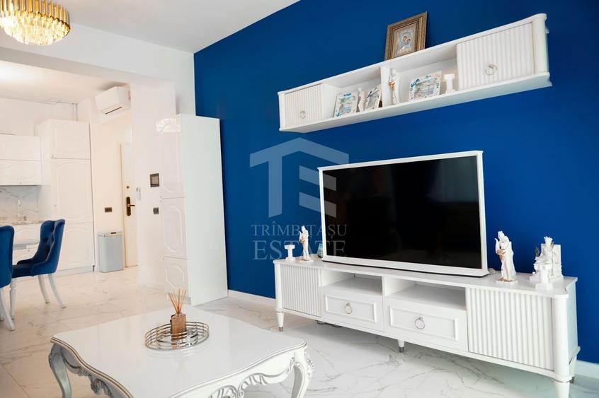 Apartament cu 3 camere decomandat, mobilat în Central