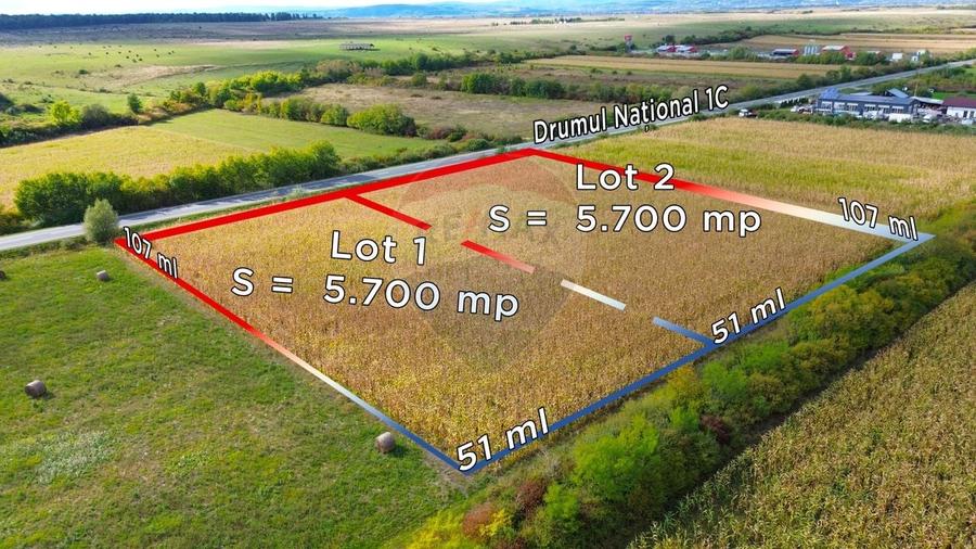 Teren Construcții intravilan de 5700 mp, în Finteușu Mare