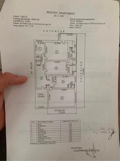 Apartament cu 3 camere decomandat în Ultracentral
