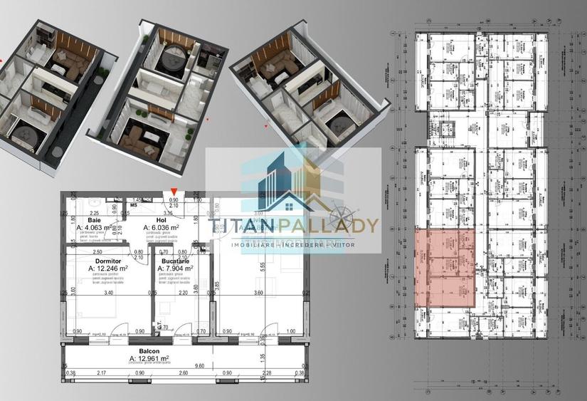 Apartament 2 Camere, Titan–Pallady – Metrou, Încălzire Pardoseală - 10