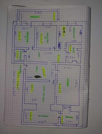 Apartament cu 4 camere decomandat în Central
