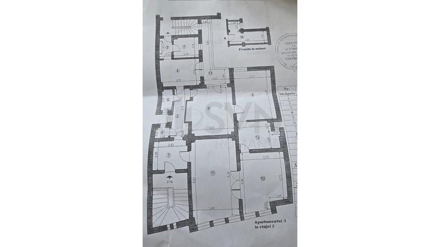 Apartament cu 4 camere circular în Banu Manta