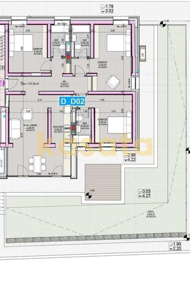 Apartament cu 4 camere în Tei