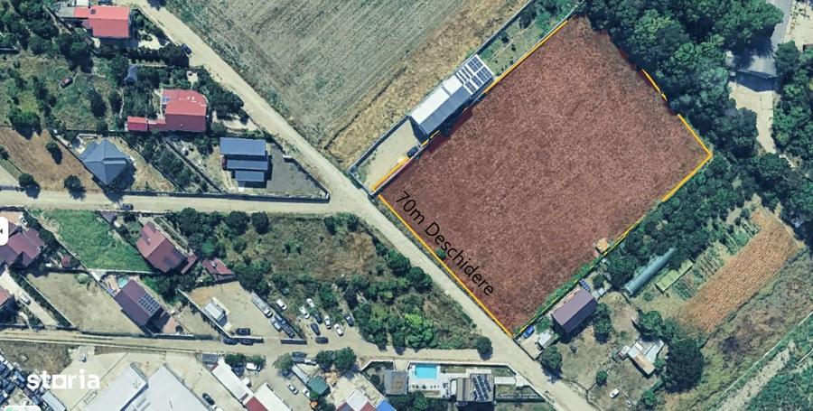 Teren de 7200 mp, în Sud