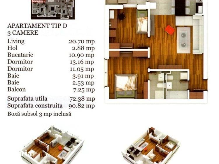 Apartament cu 3 camere în Gării