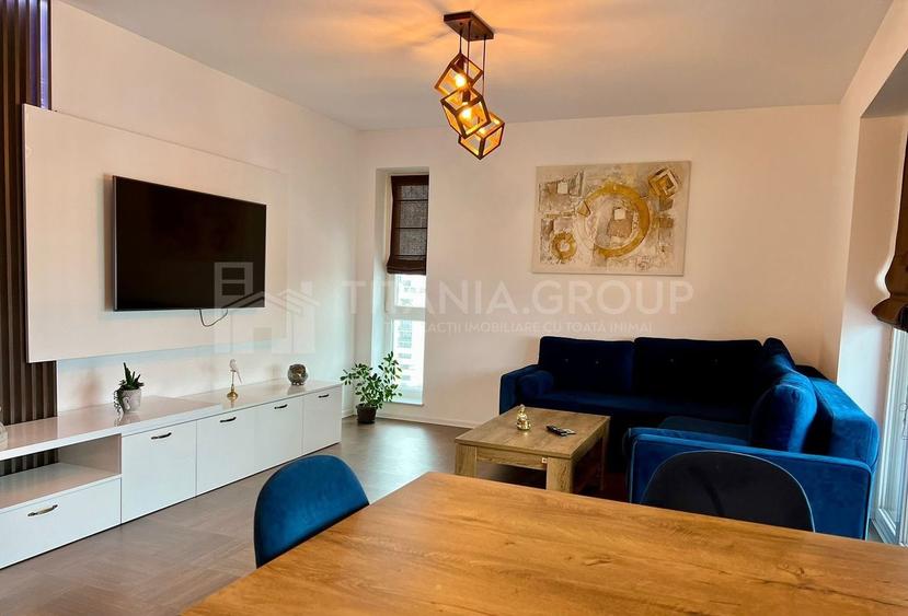 Apartament cu 2 camere semidecomandat, mobilat în Tractorul